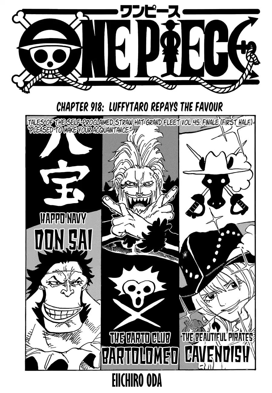 One Piece Chapter 918 - Picture 1