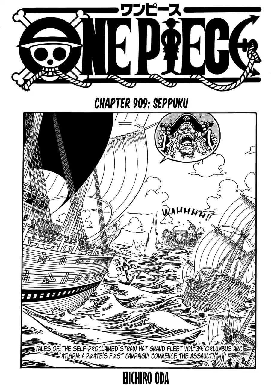 One Piece Chapter 909 - Picture 1