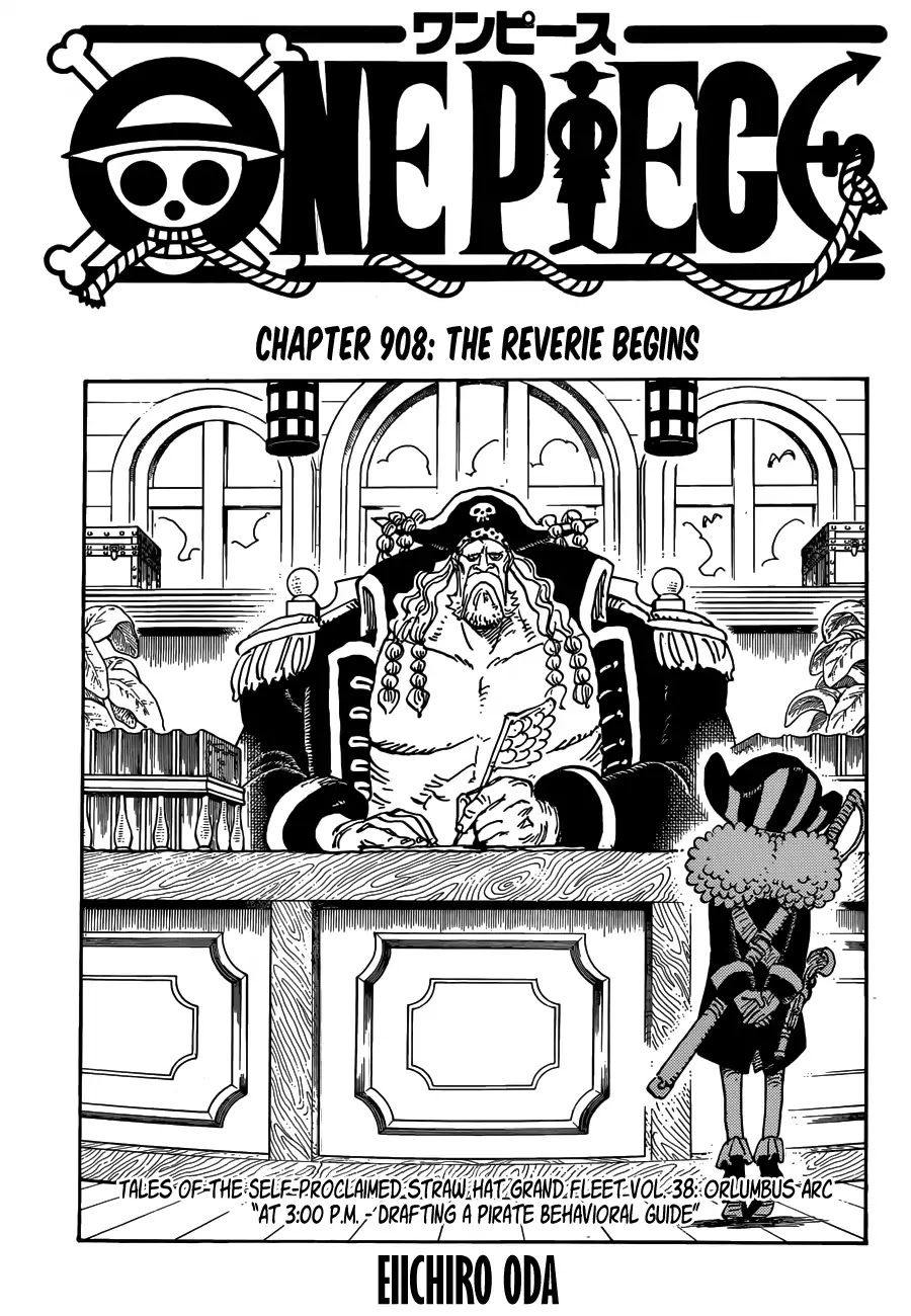 One Piece Chapter 908: The Riverie Begins - Picture 1