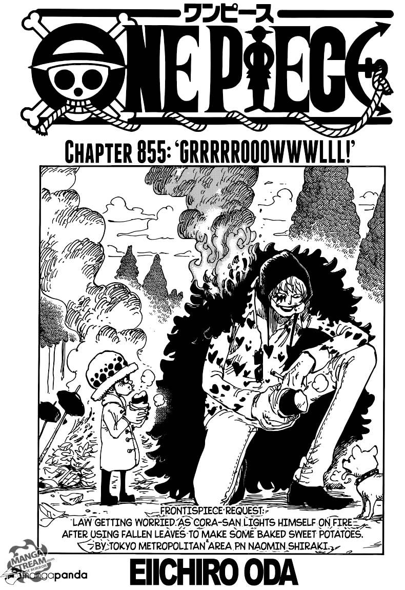 One Piece Chapter 855 : Grrrrooowwll!! - Picture 1
