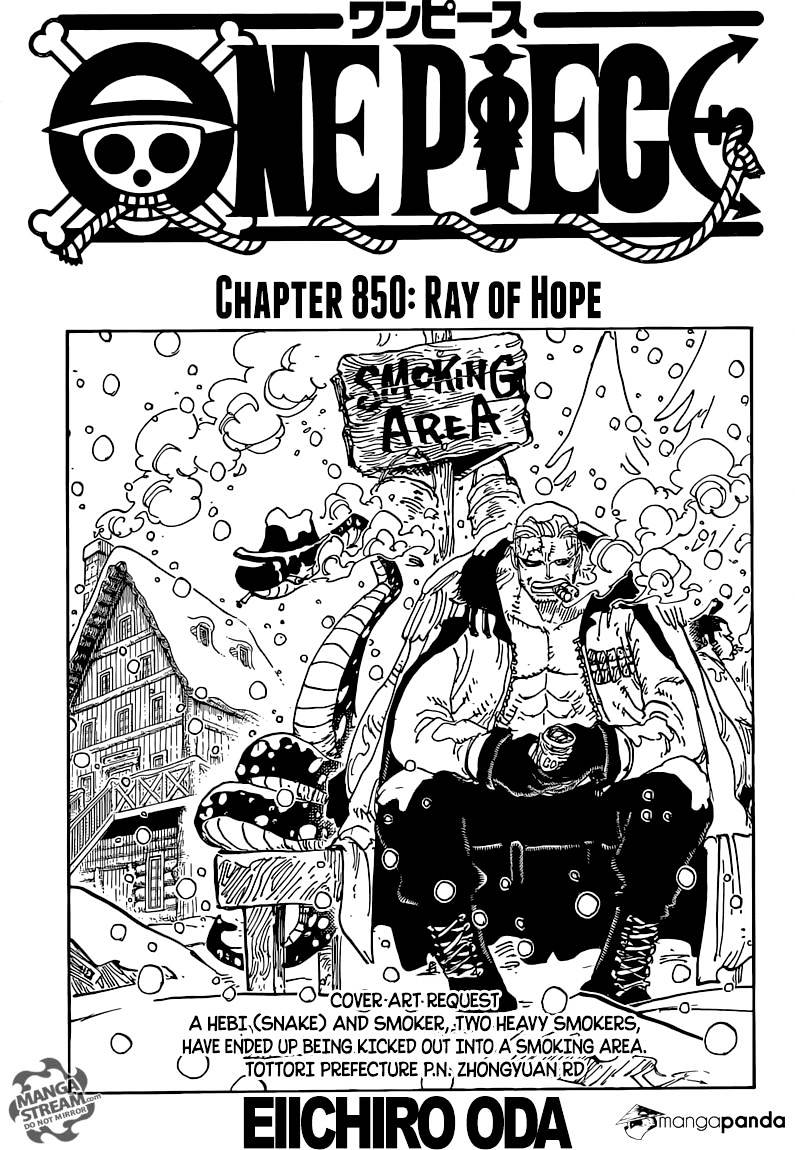 One Piece Chapter 850 : Ray Of Hope - Picture 2