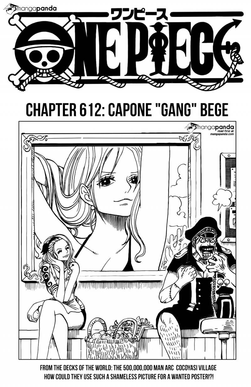 One Piece Chapter 812 : Capone 