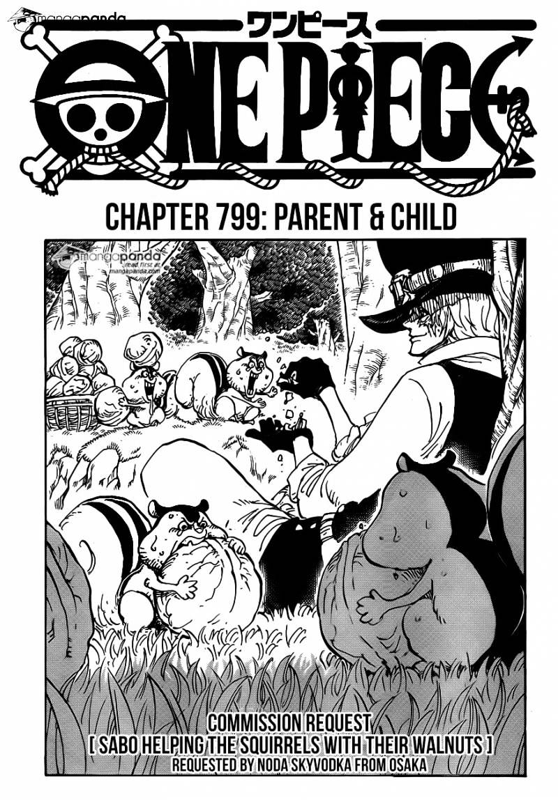One Piece Chapter 799 : Parent & Child - Picture 1