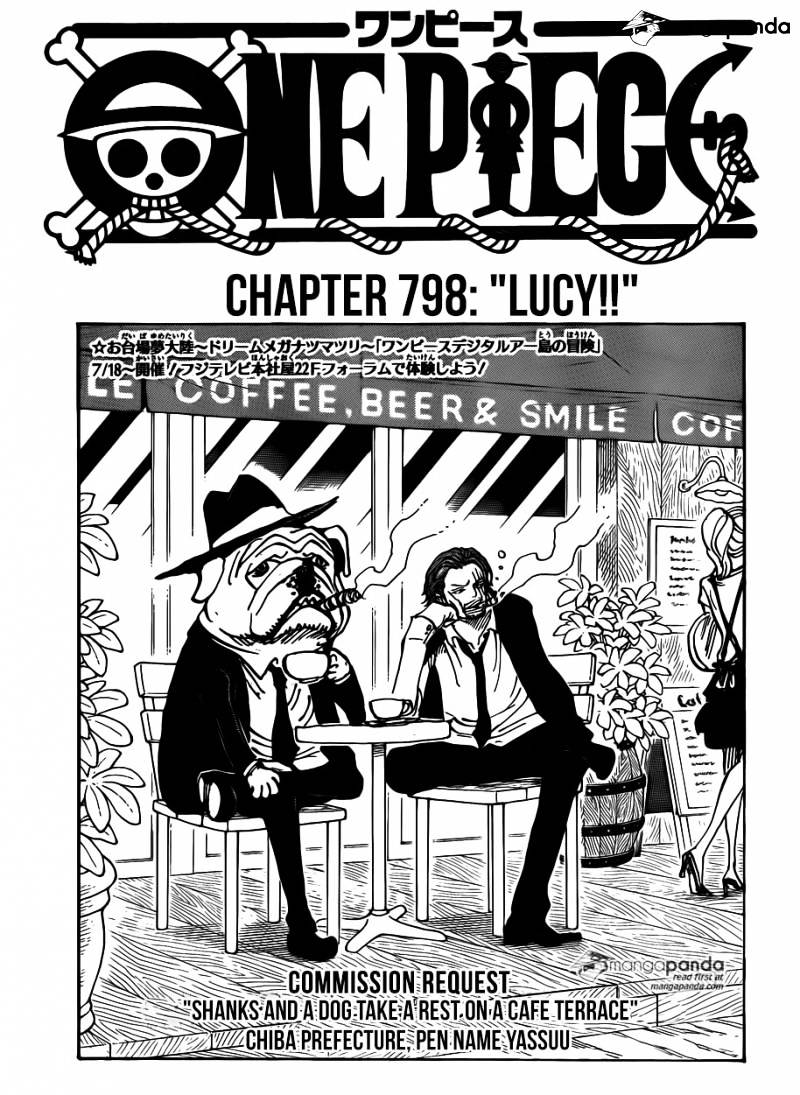 One Piece Chapter 789 : Lucy!! - Picture 1