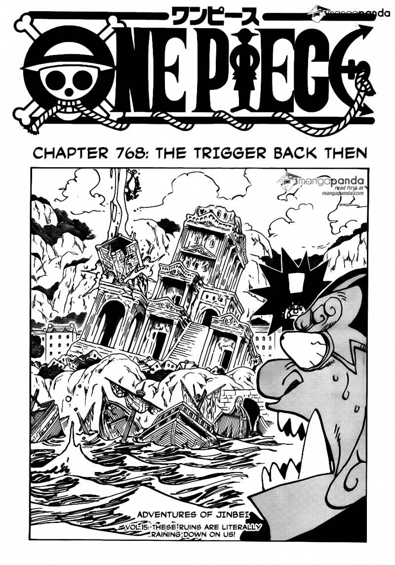 One Piece Chapter 768 : The Trigger Back Then - Picture 1