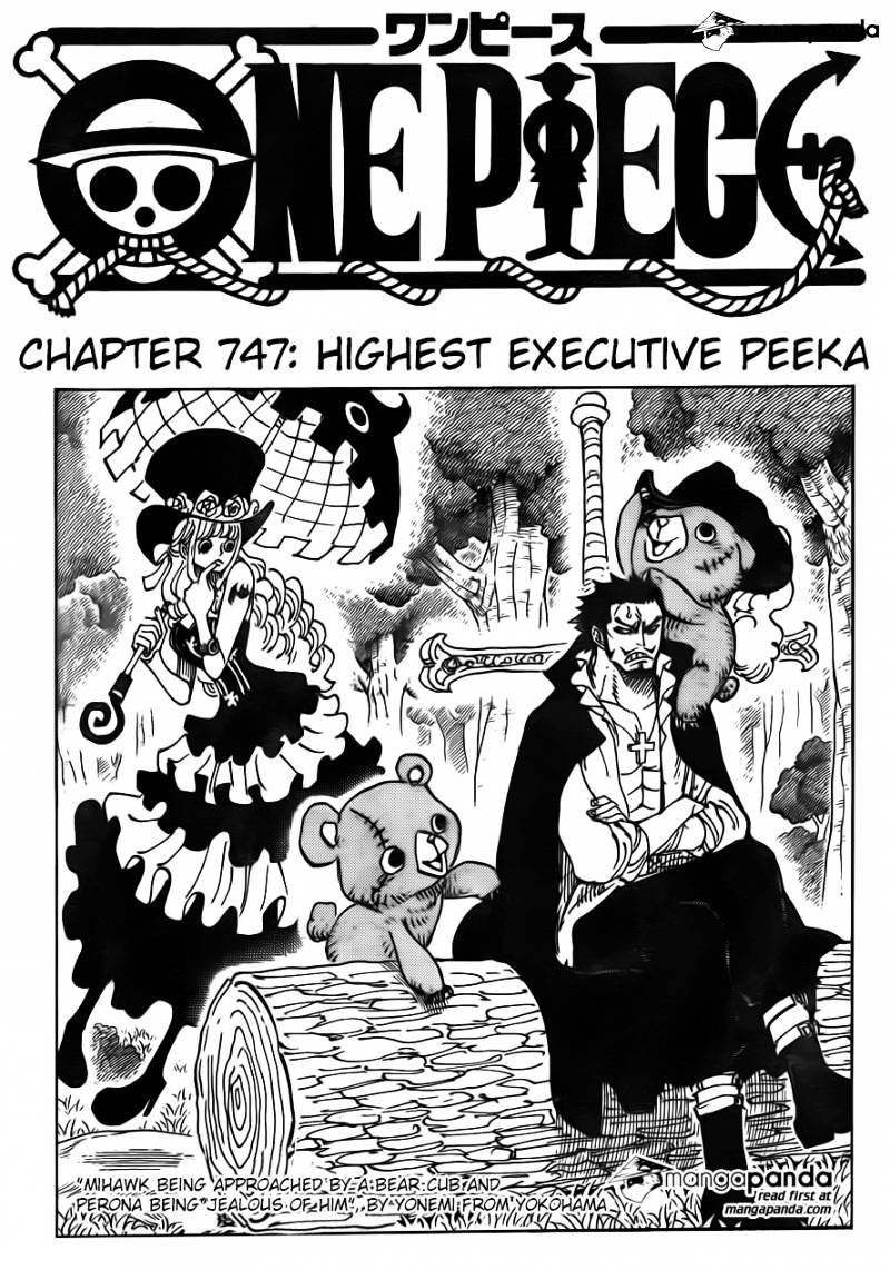 One Piece Chapter 747 : Highest Executive Peeka - Picture 3