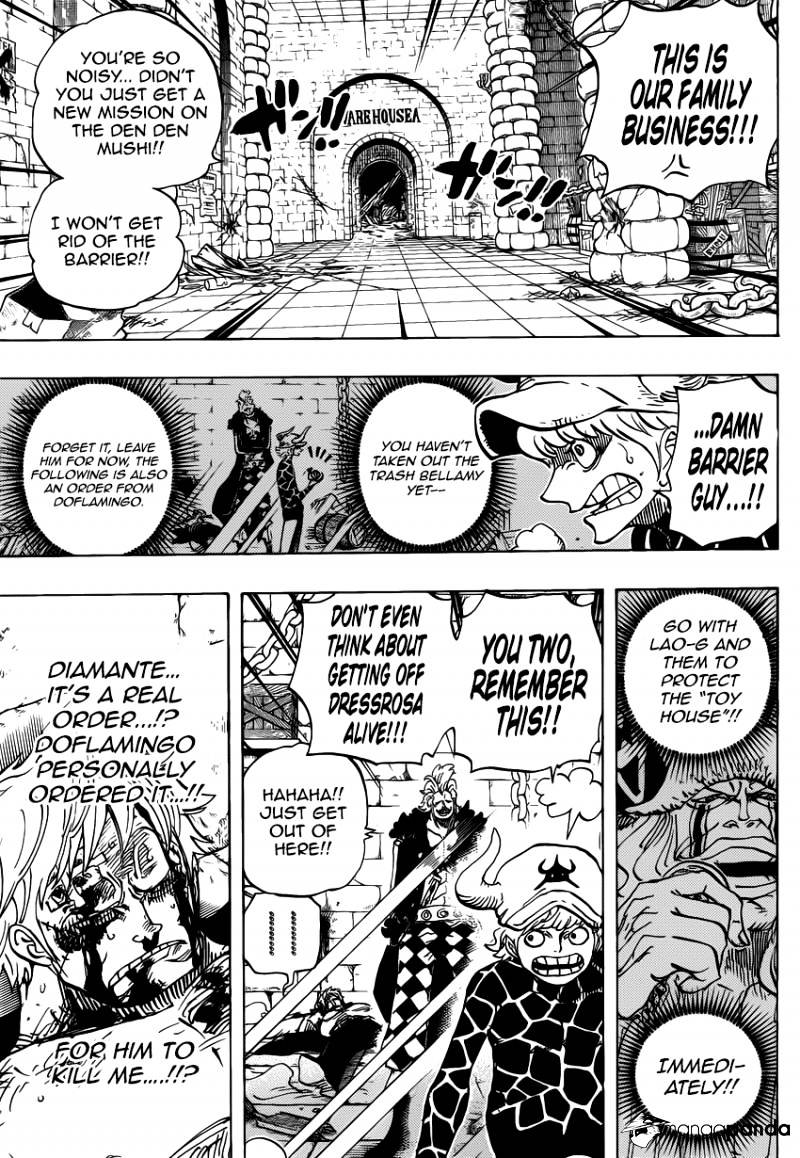 One Piece Chapter 731 : Dressrosa Operation Sop - Picture 3