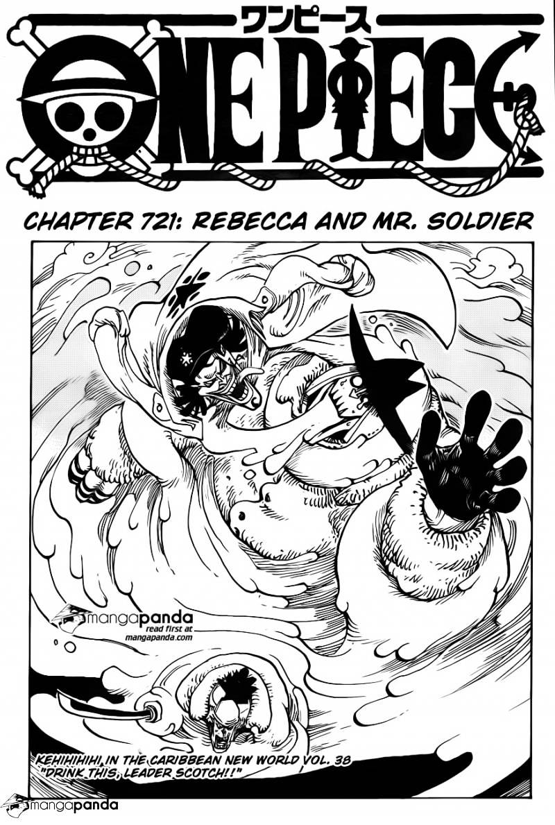One Piece Chapter 721 : Rebecca And Mr. Soldier - Picture 3