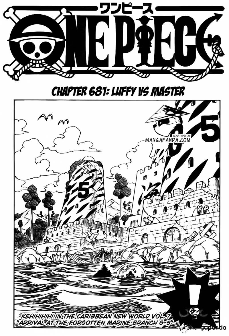 One Piece Chapter 681 : Luffy Vs. Master - Picture 1