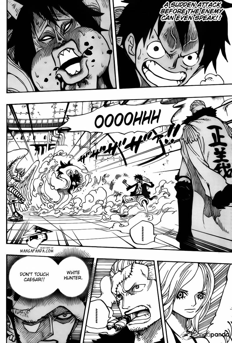 One Piece Chapter 681 : Luffy Vs. Master - Picture 2