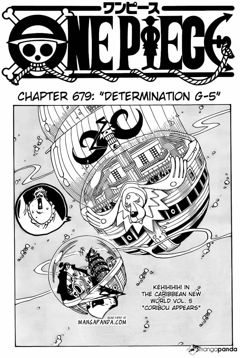 One Piece Chapter 679 : Determination G-5 - Picture 3