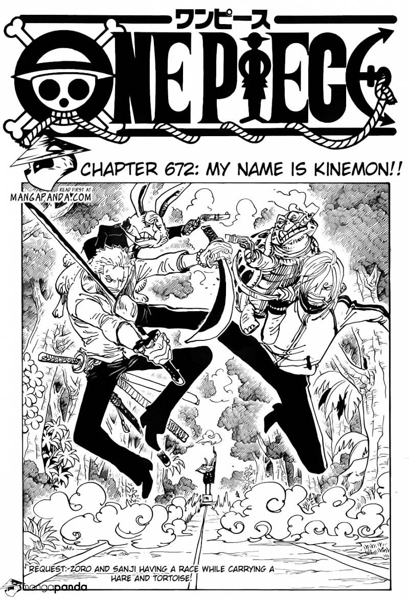 One Piece Chapter 672 : My Name Is Kinemon!! - Picture 1