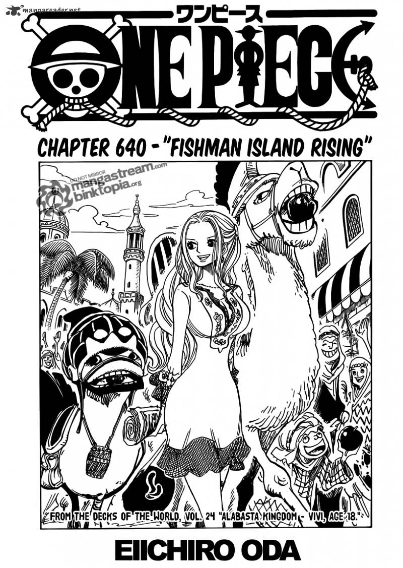 One Piece Chapter 640 : Fishman Island Rising - Picture 1