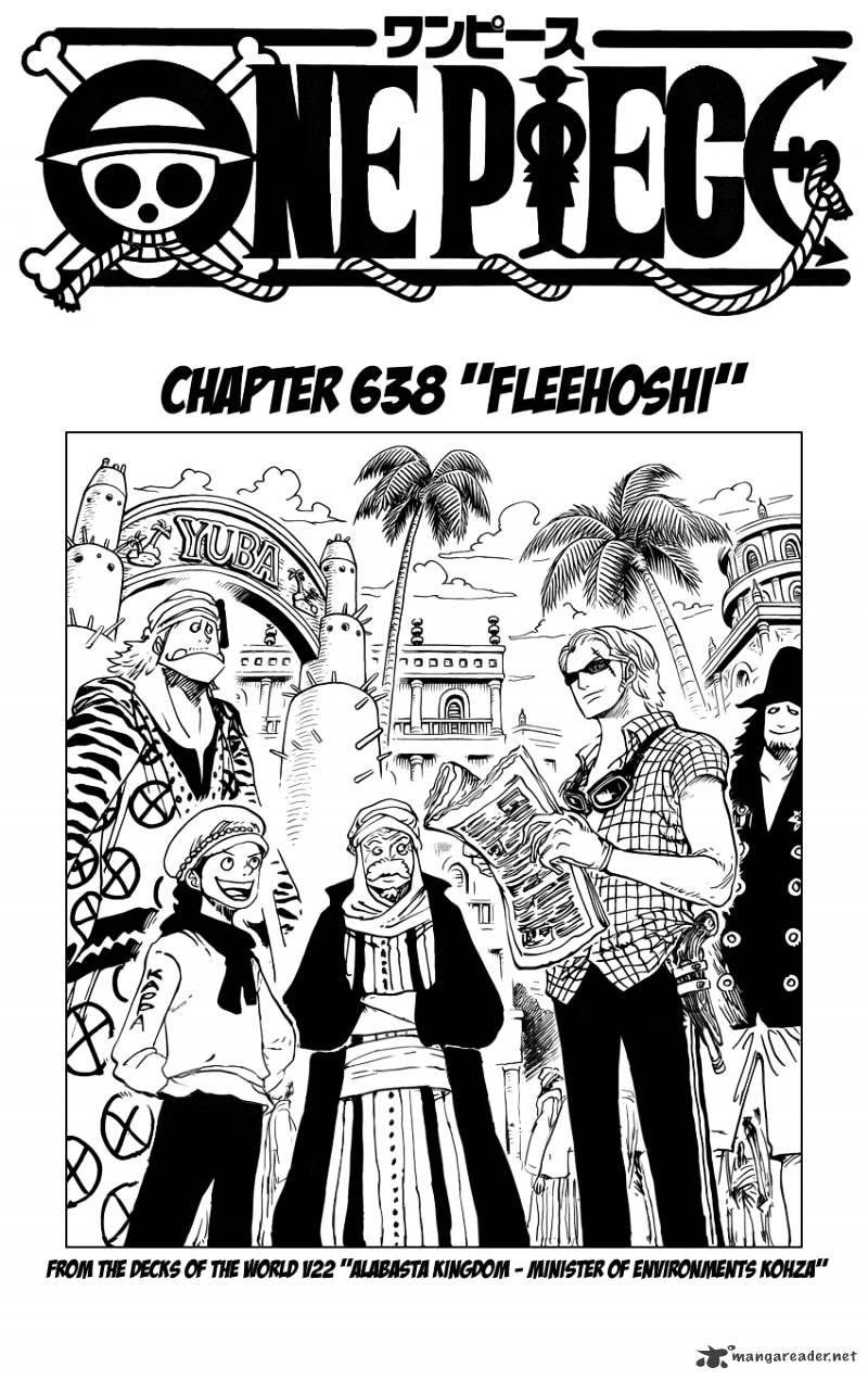 One Piece Chapter 638 : Fleehoshi - Picture 1