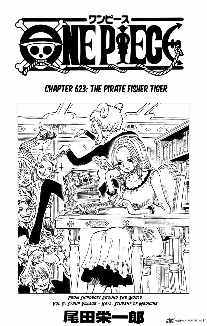 One Piece Chapter 623 : The Pirate Fisher Tiger - Picture 1