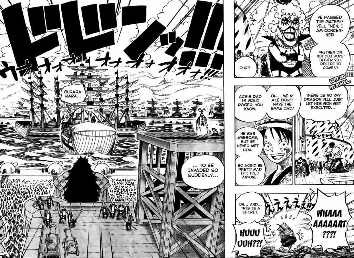 One Piece Chapter 552 : Ace And Whitebeard - Picture 2