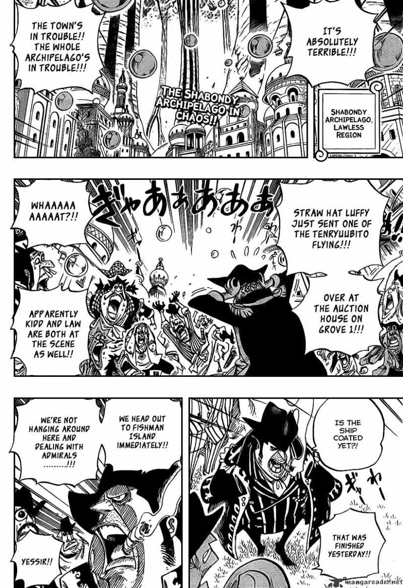 One Piece Chapter 504 : Pirate Front Line On The Move!! - Picture 2