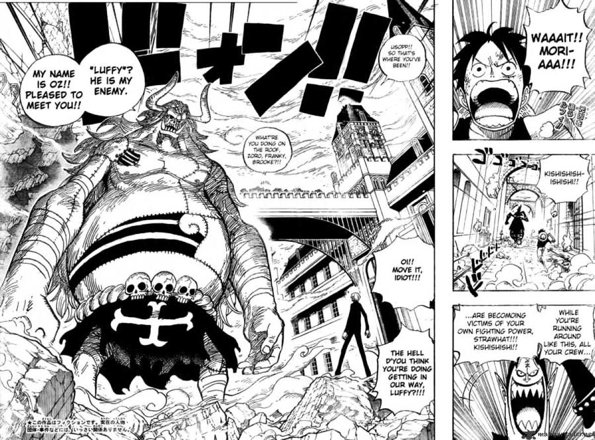 One Piece Chapter 470 : Oz Vs The Strawhat Crew - Picture 2