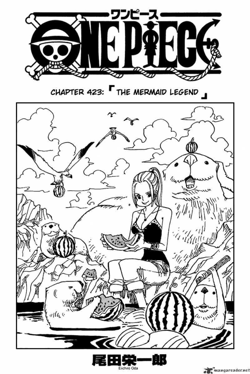 One Piece Chapter 423 : The Mermaid Legend - Picture 1