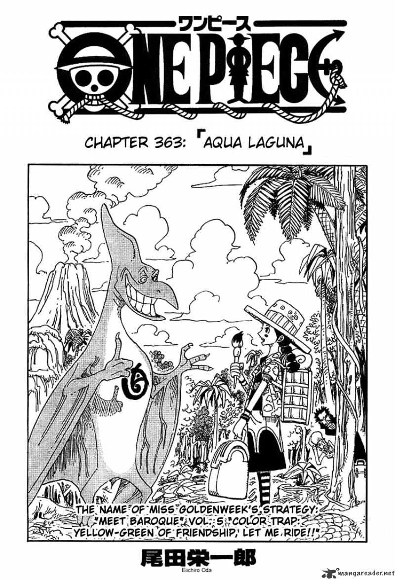 One Piece Chapter 363 : Aqua Laguna - Picture 1
