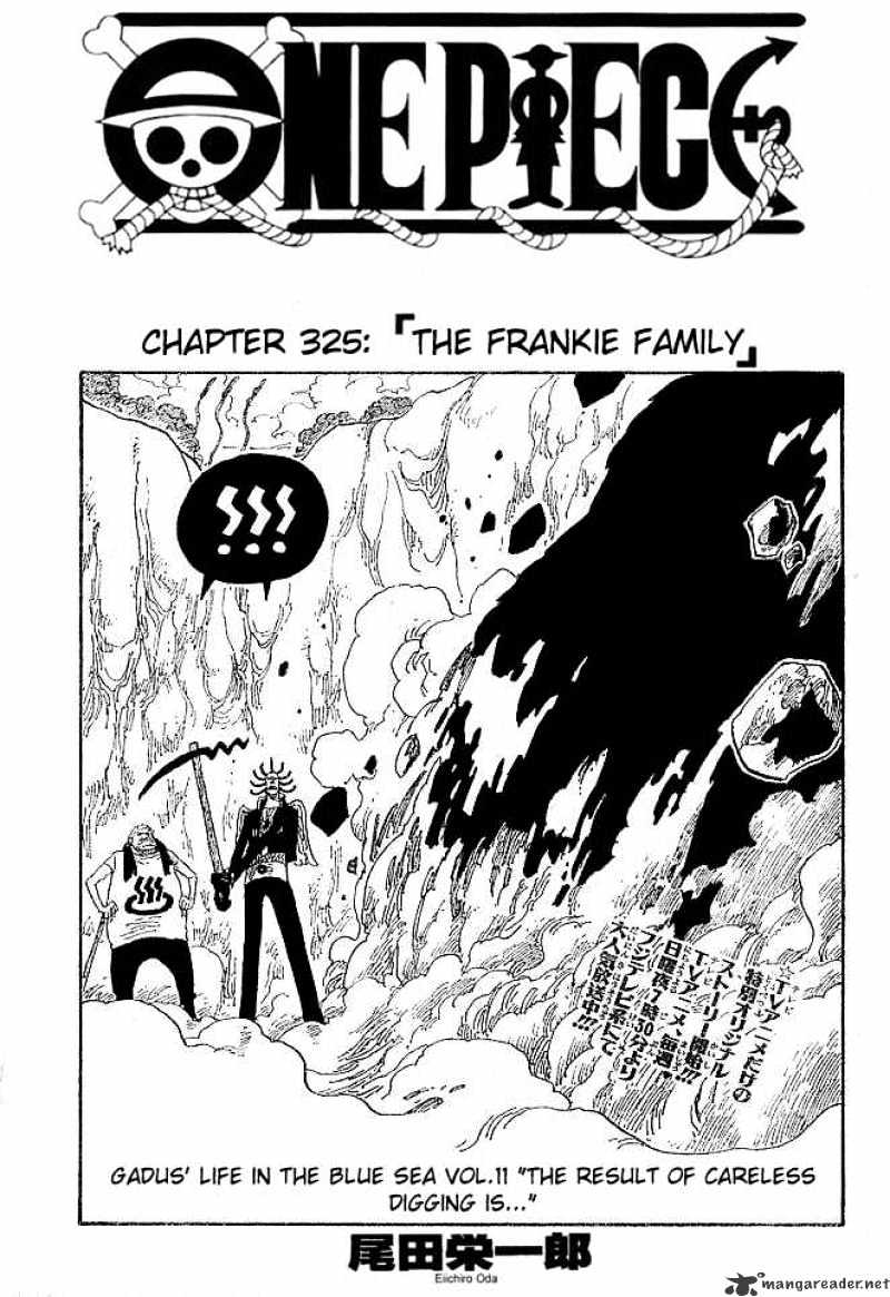 One Piece Chapter 325 : The Frankie Family - Picture 1
