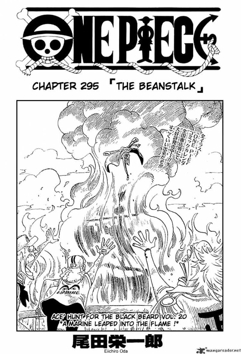 One Piece Chapter 295 : The Beanstalk - Picture 1