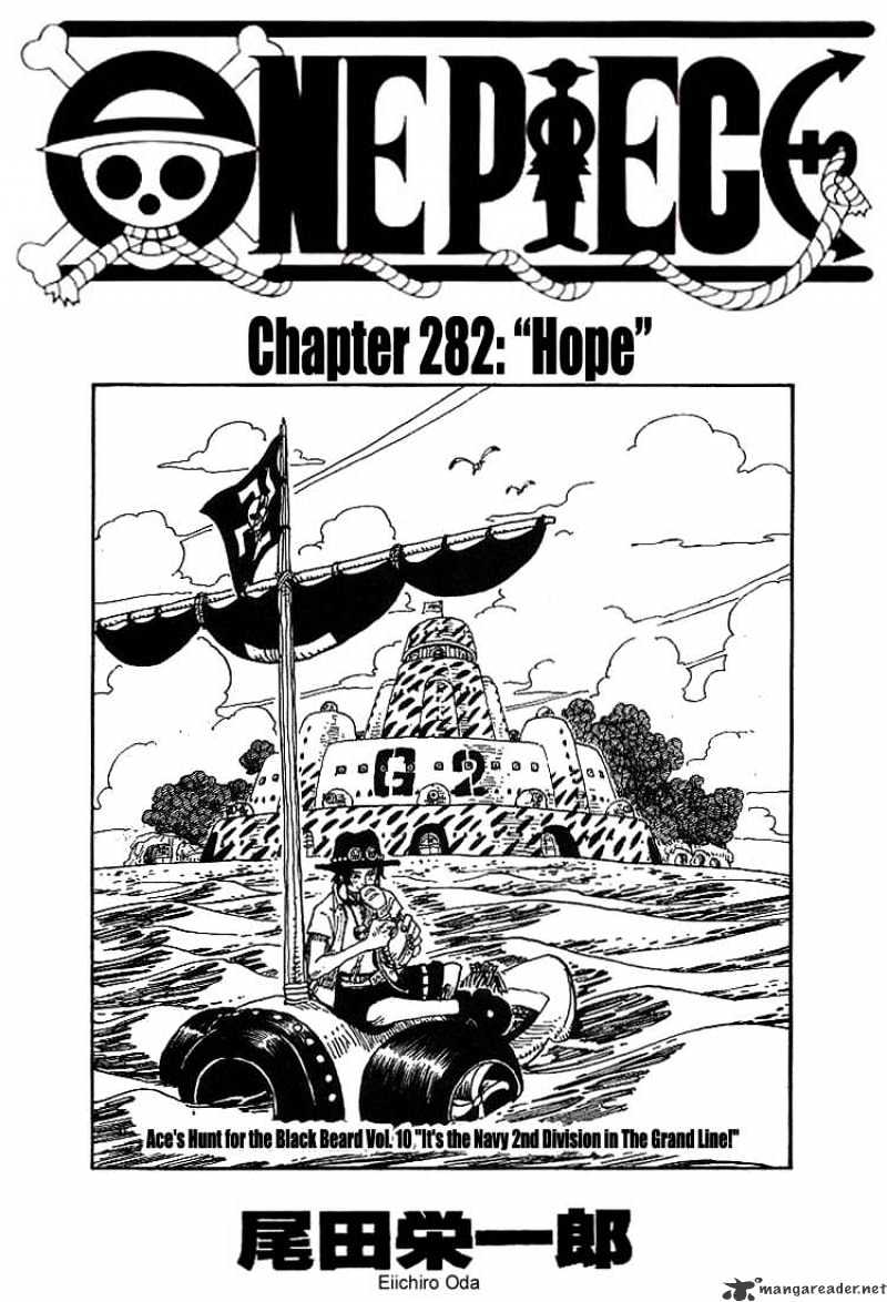 One Piece Chapter 282 : Hope - Picture 1