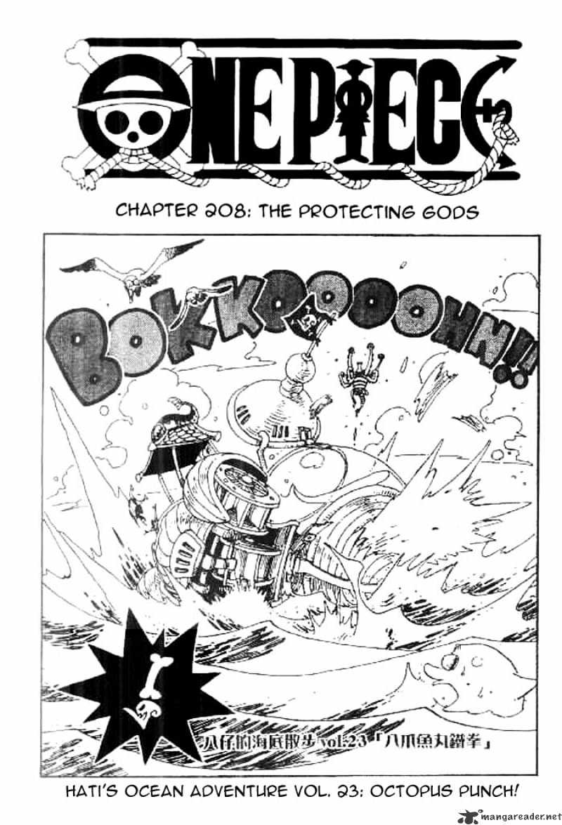 One Piece Chapter 208 : The Protecting Gods - Picture 1