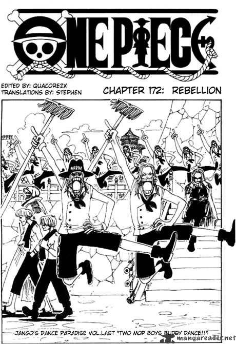 One Piece Chapter 172 : Rebellion - Picture 1