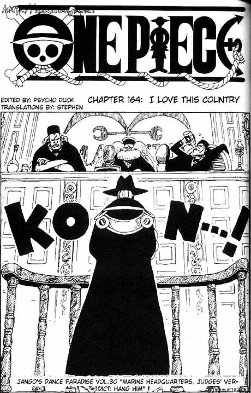 One Piece Chapter 164 : I Love This Country - Picture 1