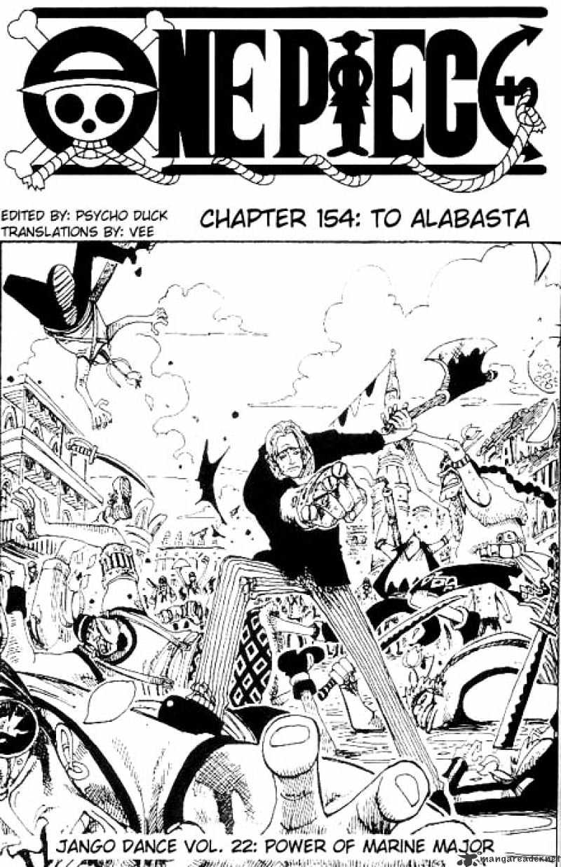 One Piece Chapter 154 : To Alabasta - Picture 1