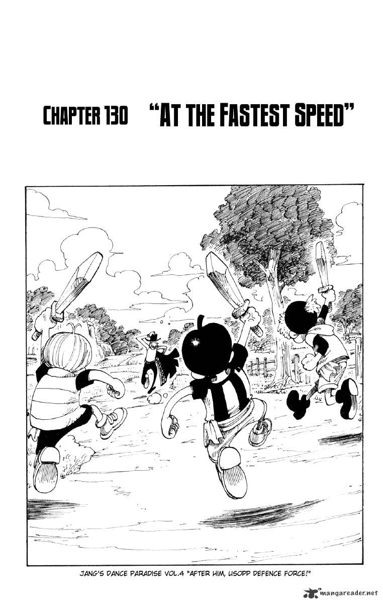 One Piece Chapter 130 : The Fastest Speed - Picture 1