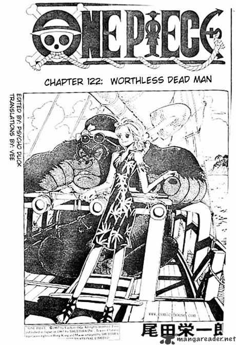 One Piece Chapter 122 : Worthless Dead Man - Picture 1