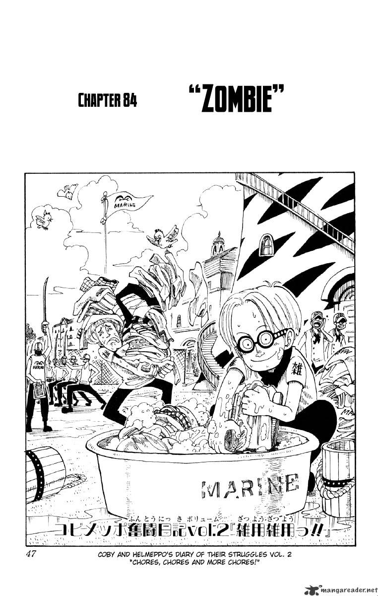 One Piece Chapter 84 : Zombie - Picture 1