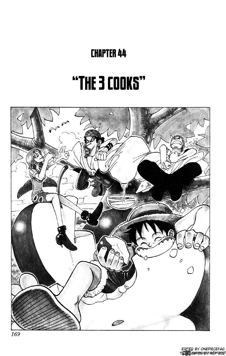 One Piece Chapter 44 : The Three Chefs - Picture 1