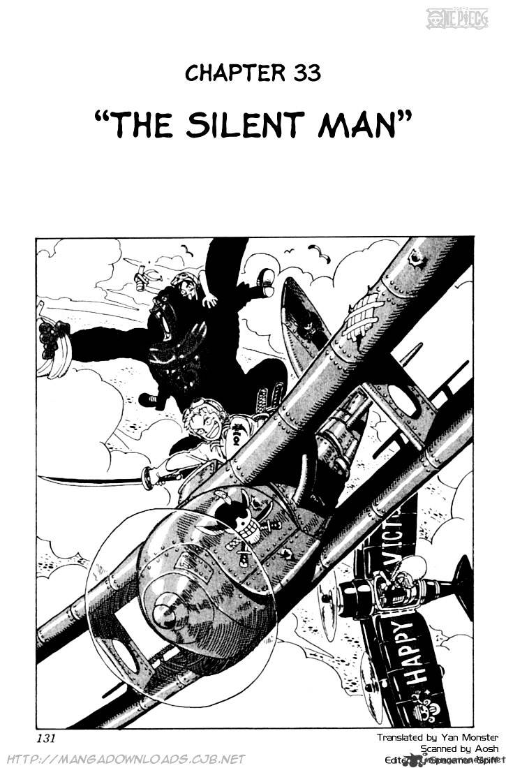 One Piece Chapter 33 : The Man Without Noise - Picture 1
