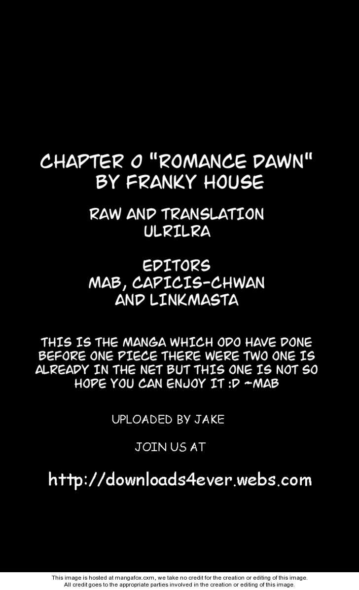 One Piece Chapter 1.1 : Romance Dawn [Version 1] - Picture 1