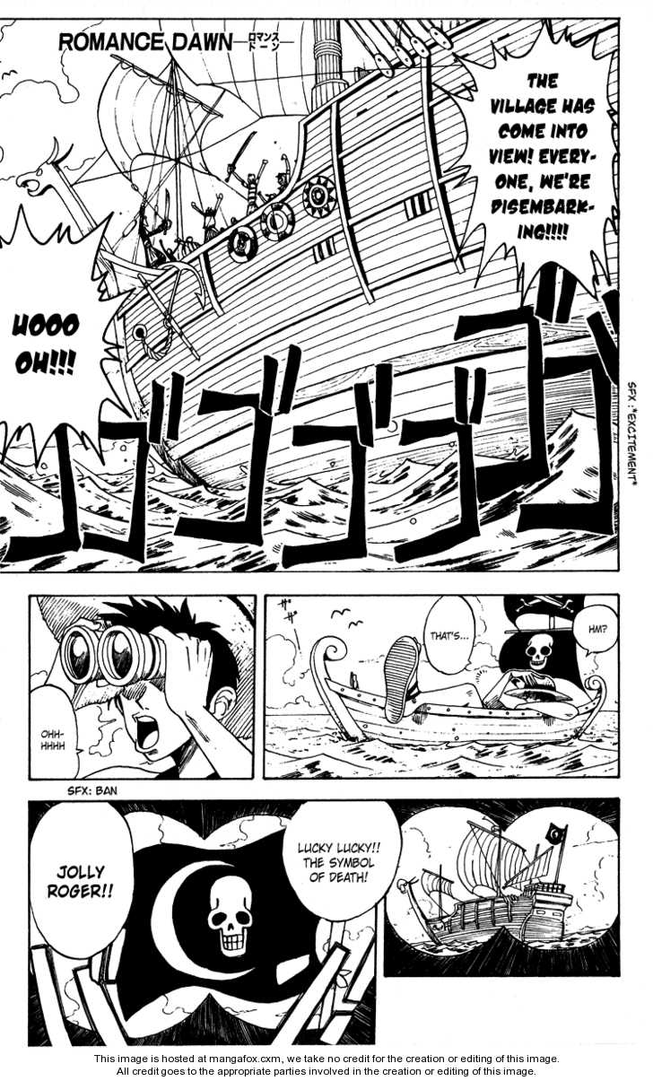 One Piece Chapter 1.1 : Romance Dawn [Version 1] - Picture 3