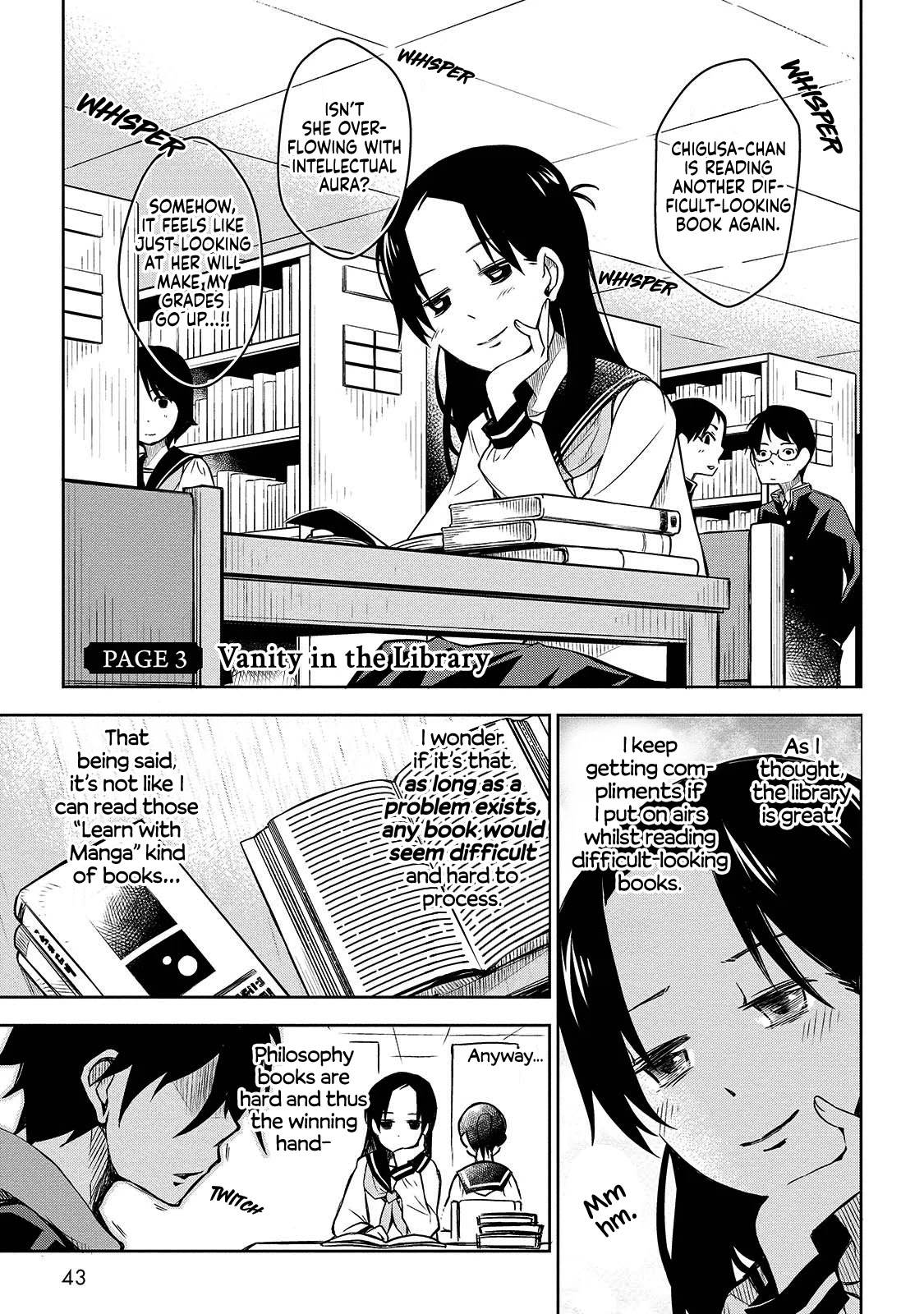 Houkago No Tetsugaku-San Chapter 3: Vanity In The Library - Picture 1