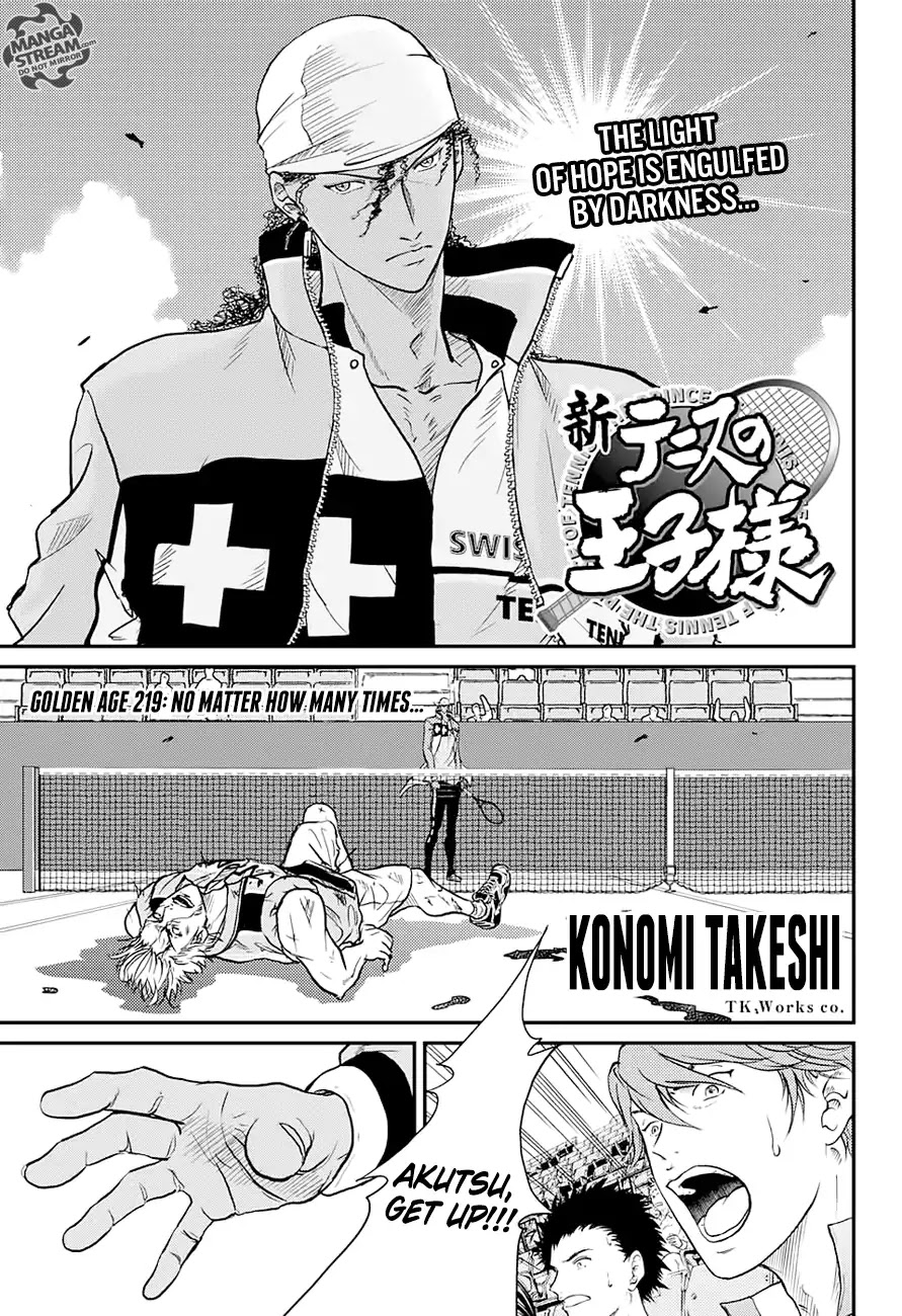 New Prince Of Tennis Chapter 219: No Matters How Many Times... - Picture 1