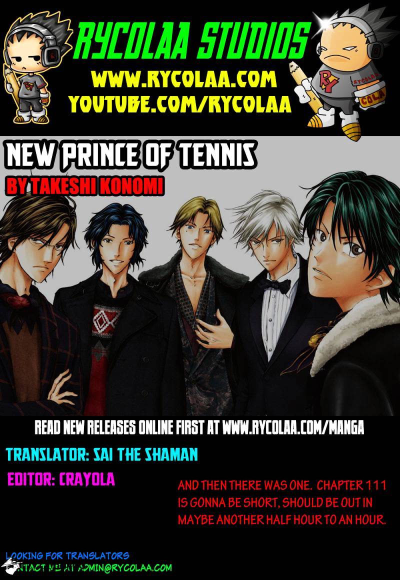 New Prince Of Tennis Chapter 110 : Our Own Revolation - Picture 1