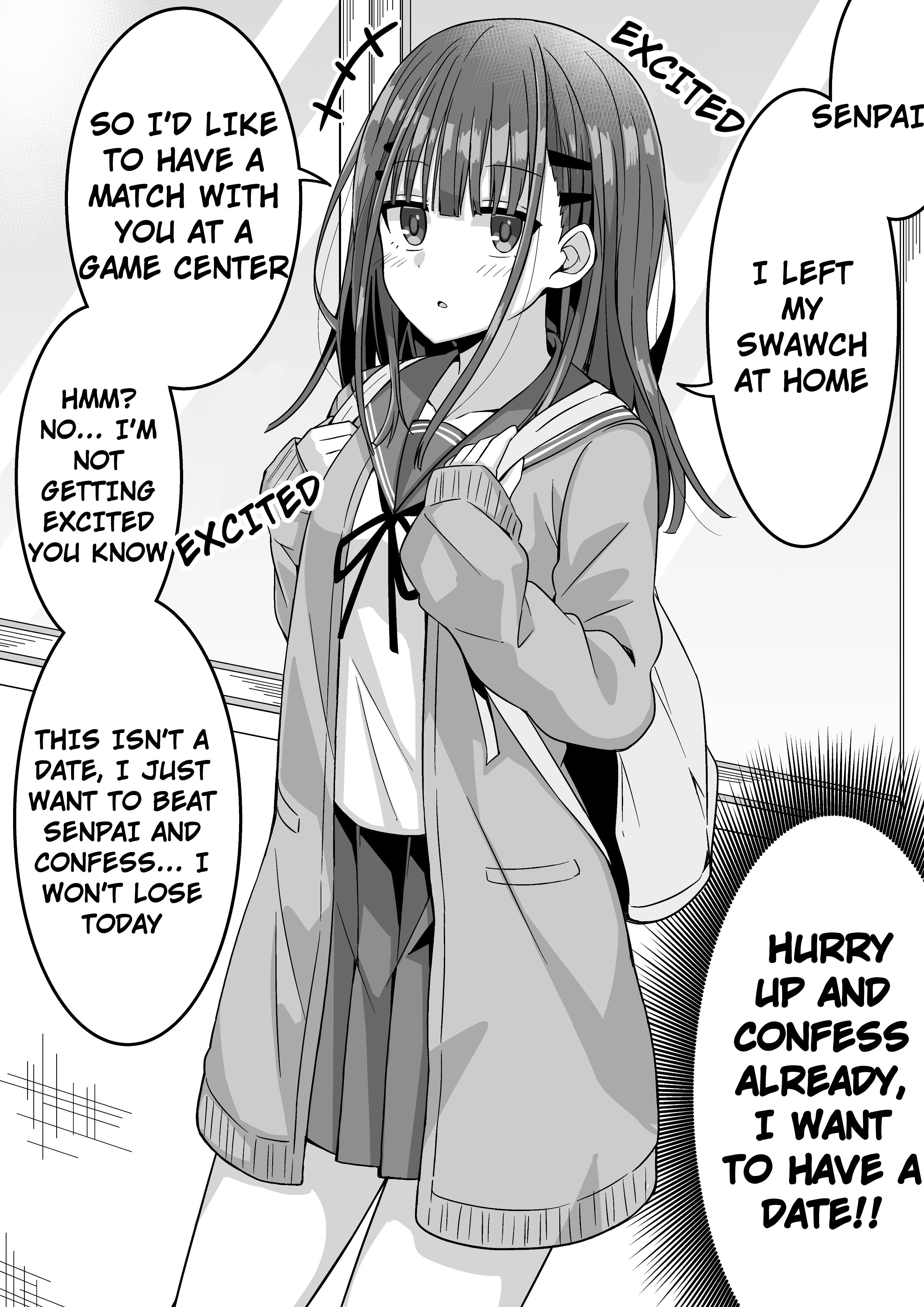 A Manga Where A Kouhai Wants To Beat Her Senpai And Confess - Page 1