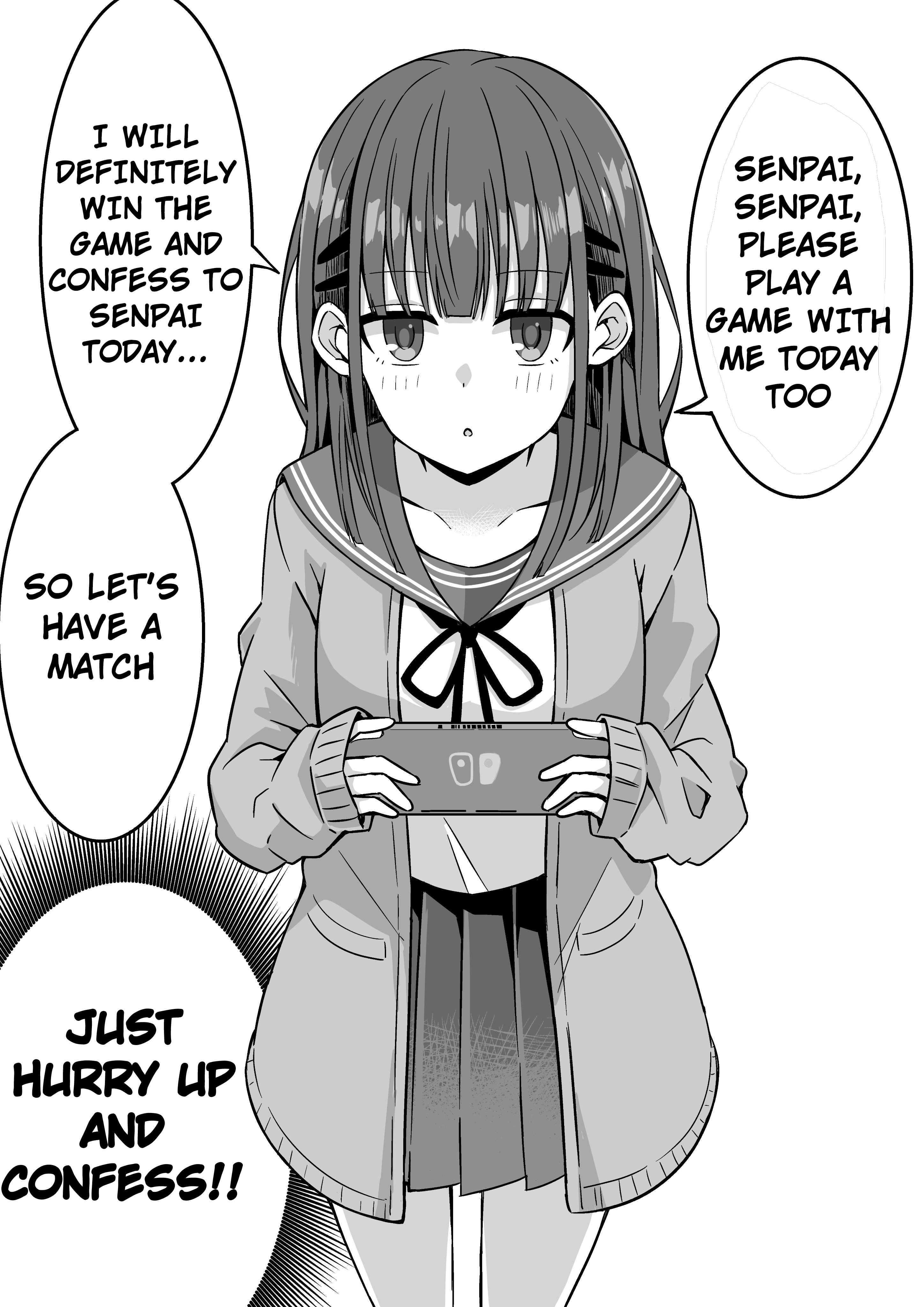 A Manga Where A Kouhai Wants To Beat Her Senpai And Confess - Page 1