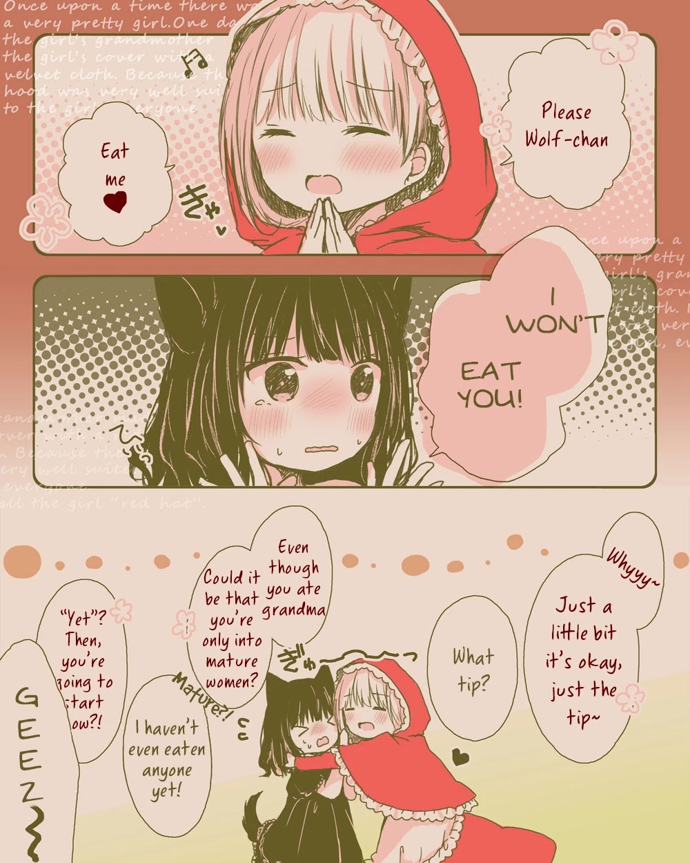 Daring Little Red Riding Hood And Herbivorous Wolf-Chan - Page 1