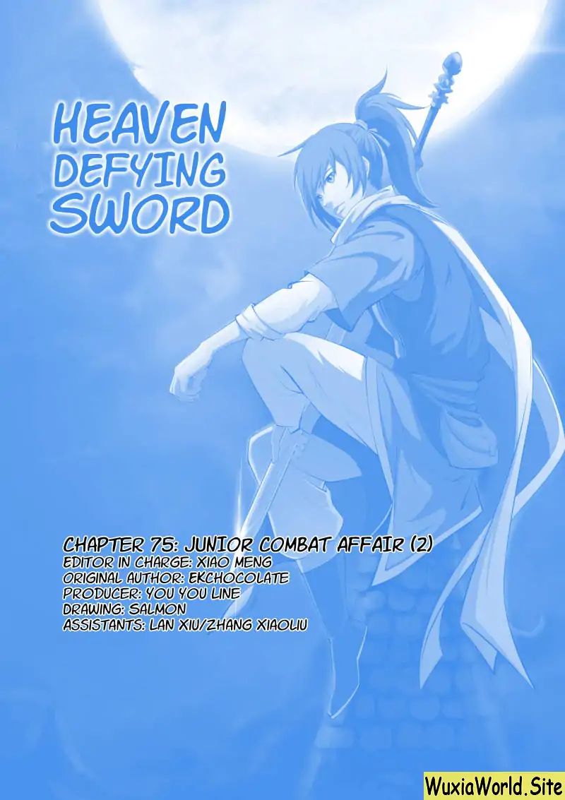 Heaven Defying Sword Chapter 75: Junior Combat Affair (2) - Picture 1