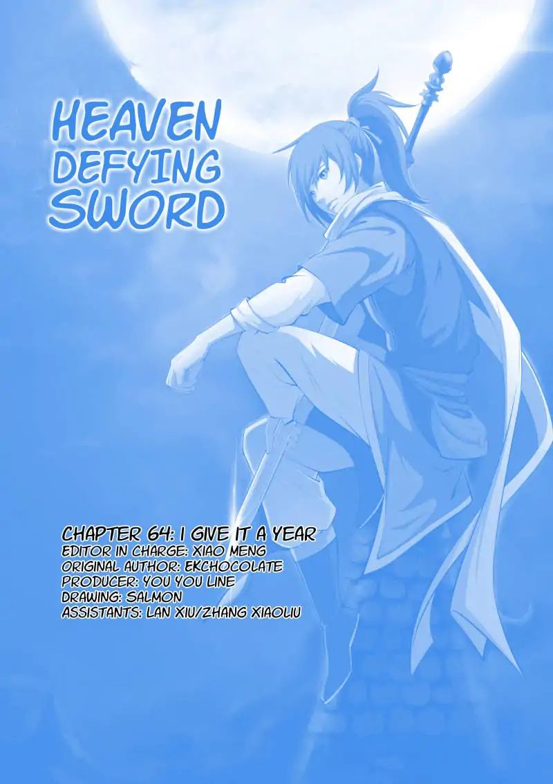 Heaven Defying Sword Chapter 64: I Give It A Year - Picture 1
