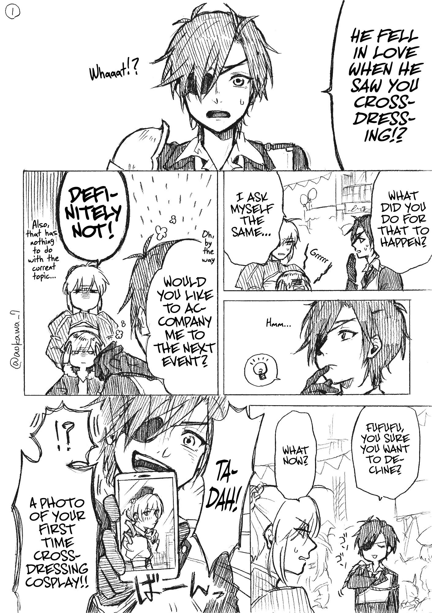 The Manga Where A Crossdressing Cosplayer Gets A Brother Chapter 2.2: Part 5 - Picture 1