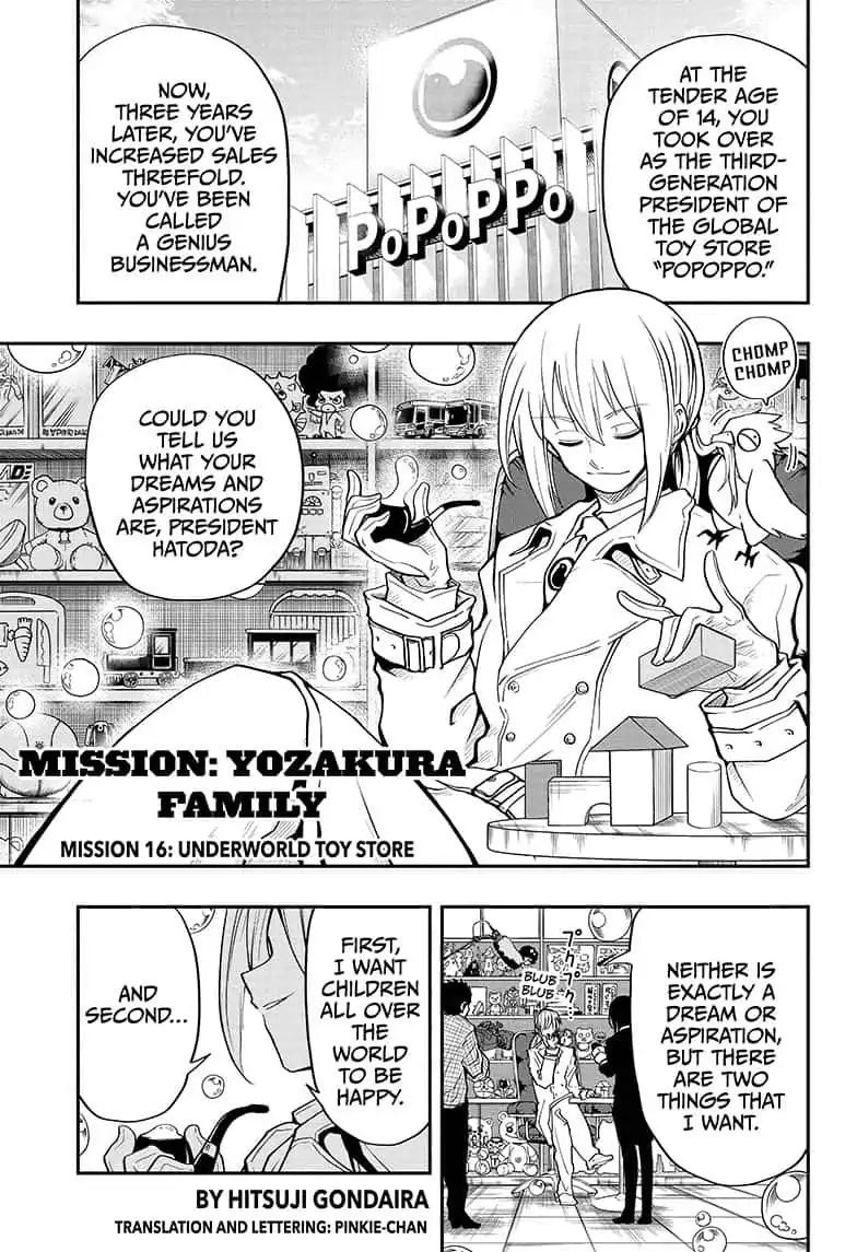Mission: Yozakura Family Chapter 16: Underworld Toy Store - Picture 1
