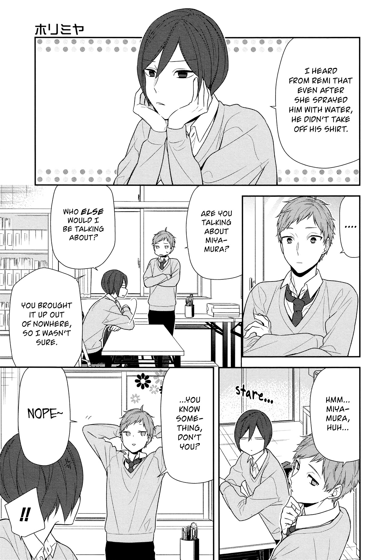Horimiya Chapter 78 : His Secret - Picture 3