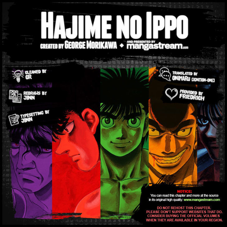 Hajime No Ippo Chapter 1091 : Tiger Style - Picture 2